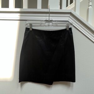 Free People faux leather mini skirt